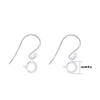 Plata de Ley S925 Chapado en Oro de 18K Hebilla de Resorte Gancho para Oreja Accesorios para Joyería DIY Soporte para Pendientes de Perla Producto Semi-Terminado Venta Directa de Fábrica