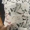 ¡ventas directas de fábrica! Flor Grande Bordado por Computadora Soluble en Agua Encaje de Seda de Leche Accesorios para Ropa Mantel