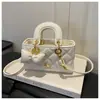 Bolso Bandolera Acolchado Estilo Chanel para Mujer 2026 Nuevo de Moda Bolsito Cuadrado de Lujo Ligero Bolso de Mano Exquisito para Salidas