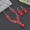 Pendientes y Collar de Borla de Perlas y Pedrería Estilo Europeo y Americano, Cadena para Clavícula de Gama Alta Nicho, Joyería de Declaración de Moda Única y Exagerada