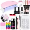 Amazon Set de Gel Funcional para Arte de Uñas de 60 Colores, Gel Fotopolimerizable Removible, Top Coat Sin Limpiar, Top Coat Mate, Base Coat