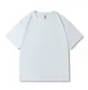 Camiseta Masculina de Algodão Penteado 210g, Gola Redonda, Manga Curta, Cor Sólida, Roupa de Trabalho, Logo Personalizado
