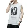 Chaleco para hombre, verano, casual, pareja, marca de moda, personalidad, chaleco moderno, ropa deportiva, prenda exterior, camiseta sin mangas holgada
