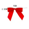 Lazo de Poliéster de 2.5 cm con Alambre Retorcible, Empaque para Horneado, Accesorios de Vestir, Accesorios para el Cabello de Souvenir, Decoración de Caja de Regalo con Cordón