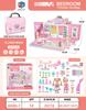 Transfronterizo Amazon Casa de Juegos para Niñas Casa de Muñecas Castillo Villa Casa de Juegos para Niñas DIY Casa de Princesas