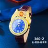 ZH360 Light Luxury Diamond-incrustado USB Charging Windproof Real Watch Lighter
