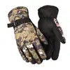 Luvas de Inverno Masculinas com Forro de Lã, Luvas de Couro Espessas, À Prova de Vento, À Prova de Frio, Quentes, Adequadas para Ciclismo e Motociclismo, Impermeáveis, À Prova de Vento e Quentes