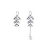 Prata 925 Retro Fosco Prata Tailandesa Estilo Chinês Espiga de Trigo Pingente de Borla Corda de Mão DIY Material de Acessórios de Prata Pingente