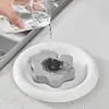 Esponja Absorbente con Forma de Flor para Limpieza y Protección de Grifos, Esponja de Doble Propósito para Prevenir Sarro, para Fregaderos de Cocina, Limpieza de Baños y Limpieza de Espejos