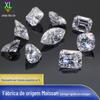 Fábrica de Pedras para Joias 18K Atacado Em Estoque Moissanita Ultra Branca Cor D Irregular Formato Pera Formato Coração Sem Marcação de Cintura