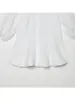 Marca Z Manga Bufante Aliexpress Moda Europeia e Americana Saia Cropped Camisa Cross-Border Roupas Femininas Populares Branco Doce e Fresco Za
