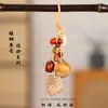 Sonajeros de Cáscara de Semilla y Fruta, Carrillones de Viento Hechos a Mano, Campanas Colgantes Sanadoras, Colgantes de Fruta de Planta, Colgantes para Mochila, Decoraciones para Coche, Accesorios