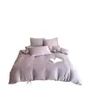 Estilo Romântico Moderno 60S Lenzing Tencel Conjunto de Capa de Colcha Bordada de Quatro Peças para Quarto Cama 1.8m, Fresco e Sedoso, Adequado para Dormir Nu