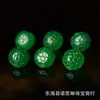 Jade Verde Seco Estéreo Cabeça de Lótus Pingente de Lótus Pulseira Pulseira Colar Pingente Acessórios Acessórios para Joias DIY
