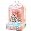 Máquina de Garra de Coelho Fofo e Urso para Uso Doméstico, Pegador Elétrico de Bonecas, Máquina de Brinquedos em Cápsula, Brinquedo de Faz de Conta, Venda Direta de Máquina de Garra de Coelho Fofo