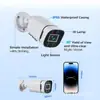 Reproducción de App Insertable en Tarjeta, Audio Facial, Cámara de Red Poe Inteligente de Doble Luz de 5 Megapíxeles de Alta Definición, Impermeable para Exteriores