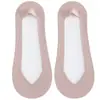 Meias Finas Sem Costura de Seda de Gelo Invisíveis Antiderrapantes de Silicone de Cano Baixo para Primavera e Verão Meias de Cano Baixo Cor Sólida Meias de Algodão para Crianças Meias Femininas
