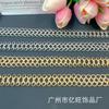 Nueva cadena de 8 palabras DIY para collar, correa de hombro, zapatos, cadena de cintura, bolso, cadena de joyería, venta al por mayor