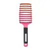 Set de Peines Graduados para Peinado Esponjoso, Peine Curvo Grande, Peine con Cojín Masajeador para el Cuero Cabelludo, Cabello Liso, Cabello Rizado, Set de Peines Huecos