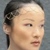 Tocado de comercio exterior al por mayor, accesorios para el cabello con borlas de cadena de metal exageradas para discotecas de moda británica y europea, explosiones