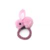 Internet Celebrante Lindo Super Lindo Anillo de Cabello de Conejo Niña Dibujos Animados Felpa Horquilla Coreana Niños Sencillo Bola Accesorios para el Cabello