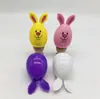 Explosões Transfronteiriças Ovos de Páscoa Plástico Formato de Coelho Fofo Abertura Ovos Pintados Gashapon Torcido Ovos de Brinquedo para Crianças