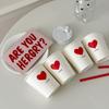 Taza desechable estilo ins engrosada comercial patrón de dibujos animados taza de papel para el hogar taza de leche de soja cara sonriente taza de agua al por mayor