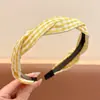 Diadema vintage de lunares plisada de ala ancha para mujer, casual y única, con un toque de alta gama, diadema versátil que hace que la cabeza se vea más alta y el rostro parezca más pequeño