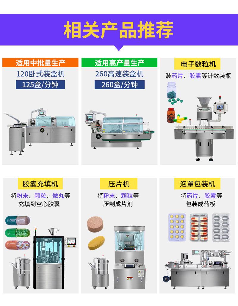 药厂全自动装盒机