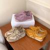 Zapatos Deportivos Casuales Retro de Cuero Genuino Esmerilado de Tiro Alto Color Uva para Mujer, Colección Primavera/Verano 2025, Entrenamiento Alemán, Estilo Forrest Gump