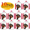 Conjunto de Envelopes para Cartão de Aniversário Novo Criativo Transfronteiriço Cachorrinho Desenho Animado Tamanho Grande Cartão Decorativo de Bênção de Aniversário
