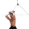 Entrenador de Músculo de Tres Cabezas Cuerda de Acero Polea de Pórtico para Jalón Alto Equipo de Fitness Tensor de Barra Horizontal para el Hogar