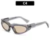 Gafas de Sol Retro Versátiles Ojo de Gato Personalidad Hip-Hop Europeo y Americano Nueva Moda Viaje Conducción Protección Solar Gafas de Sol Transfronterizas