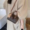 Moda Transfronteriza Bolso Pequeño Boston para Mujer 2025 Estilo Nuevo Dama Elegante Estampado Versátil Moda Bolso Cruzado Tipo Almohada