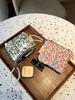Em estoque atacado xiangfeng bolsa de cosméticos tamanho pequeno bolsa de armazenamento portátil boca envelope vermelho bolsa de cartão troco fones de ouvido bolsa quadrada pequena