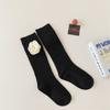 Meias Femininas Primavera e Outono Meias de Cano Médio Outwear Moderno Ins Estilo Princesa Bebê Cano Médio Femininas Bebê Infantil Meias de Flor para Mulheres
