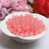 Cuentas Redondas de Primavera, Textura de Cuentas Redondas Multifacéticas de Jade Imitación, Pendientes, Pulseras y Colgantes al por Mayor