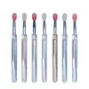 Nuevo cepillo de labios de silicona suave para trémolo con tapa, cepillo para labiales, brillo de labios, bálsamo labial portátil, cepillo para halo de labios, herramienta de maquillaje