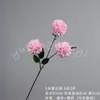Bola de flor de diente de león artificial de 3 cabezas, adecuada para decoraciones de bodas, arreglos de pasillo, arreglos florales de suelo y decoración del hogar/sala de estar; flores de seda