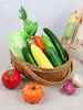 Modelo de espuma de vegetais e frutas pimenta cenoura pepino abóbora alho milho decoração material didático infantil