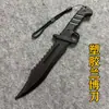 Faca Daga de Tubarão de Alta Resistência Cold Steel Faca de Plástico Comércio Exterior Faca de Treinamento Militar Transfronteiriço Faca de Performance Faca de Adereço Faca de Prática de Artes Marciais