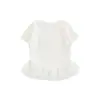 Camiseta de Manga Corta con Adorno de Encaje en la Cintura Delgada, Moda para Niñas Wulibuyi 2026 Verano, Top Refrescante Tendencia