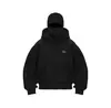 Sudadera con capucha doble y cremallera, estilo americano moderno de marca, sudadera con capucha y cremallera, estilo pareja, cortavientos, moda urbana