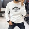Fábrica de origem uma geração de letras de primavera e outono dos homens em torno do pescoço hot stamping coletes confortável manga comprida personalidade tendência jaqueta