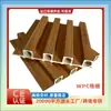 Exportación Transfronteriza de Paneles de Rejilla Redondos de WPC, Paneles de Fibra de Madera de Bambú tipo Gran Muralla, Divisiones de Paredes de Fondo para Interiores, Paneles Decorativos de Madera-Plástico