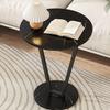 Mesa de Café Moderna Simple Estilo Nórdico Sala de Estar Dormitorio Mesa Auxiliar Redonda de Lujo Ligero Famosa en Internet Ins Mini Gabinete Doméstico