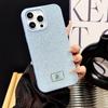 Funda para Teléfono Móvil de Color Puro con Textura de Pedrería Metálica de Gama Alta Adecuada para Iphone1716Promax Samsung Funda Protectora