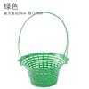 Qingming Flor Artificial Bolsa de Plástico Cesta de Flores Maceta Decoración de Jardín Maceta de Ratán para Adoración y Buda Cesta de Flores de Plástico