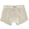 Bóxers sin costuras de seda helada para mujer con fuelle de algodón puro, shorts de seguridad finos de verano, ropa interior dos en uno