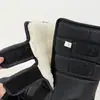 26 Zapatos de Invierno de Velcro Estilo Papá Engrosados Impermeables a la Nieve Cálidos para Hombre Comercio Exterior Botas de Nieve del Noreste Viaje Algodón para la Nieve